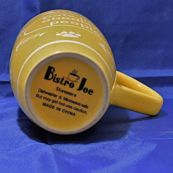 Ceramic Cat-lovers Travel Cup Kitty Kitten "Cats like obedient people" - Picture 4 of 5